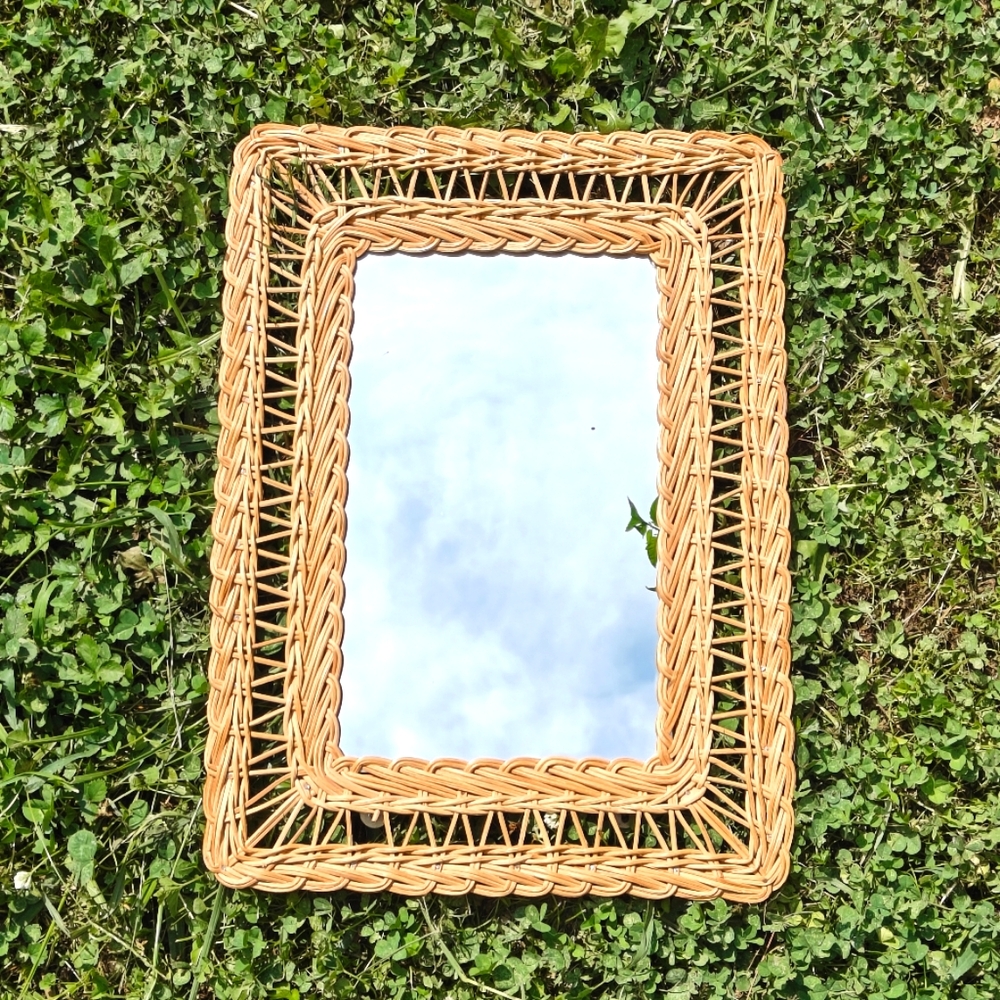 VTG Rattan Wall Mirror
